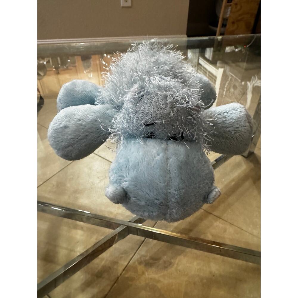 Ganz Webkinz Blue Hippo plush toy (Model HM009).